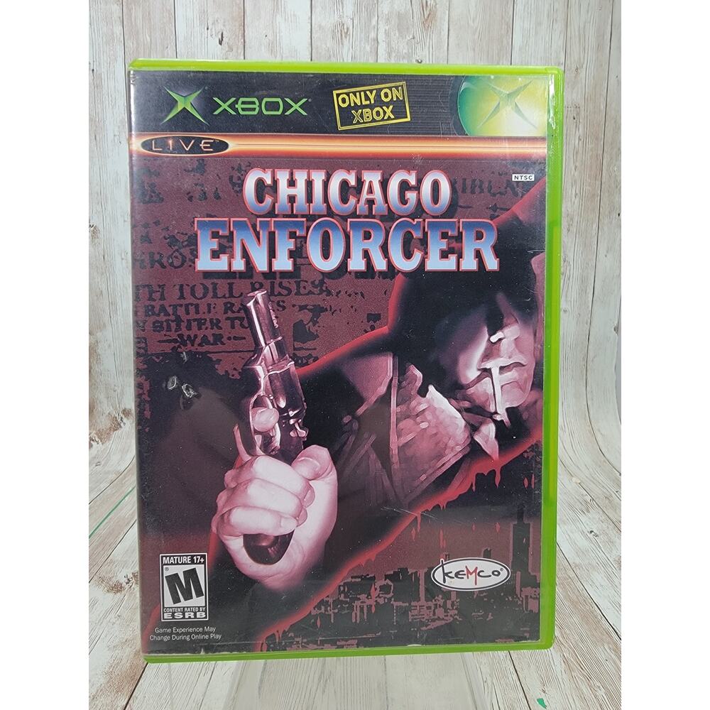 Chicago Enforcer (Microsoft Xbox, 2005) Very Good Complete